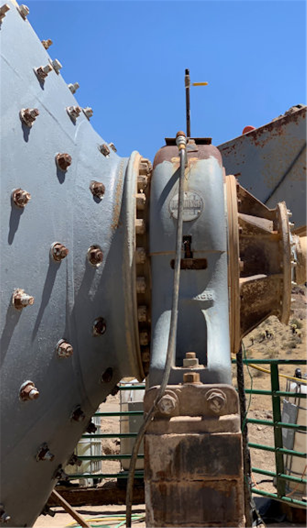Hardinge 6' X 9' (1.8m X 2.7m) Conical Ball Mill, 200 Hp (149 Kw))